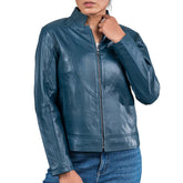Womens Sofie Casual Leather Jacket